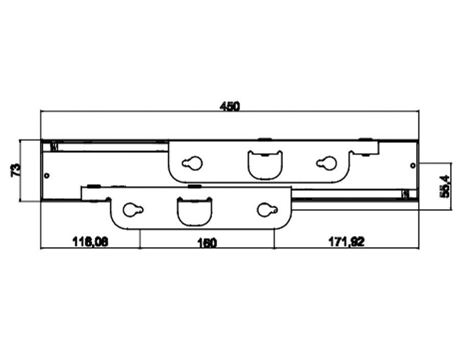双联动茶几升降支架 816-450