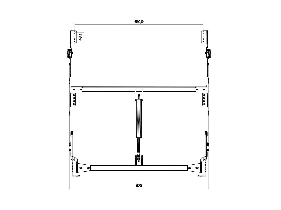气动靠背架 SL-710-A
